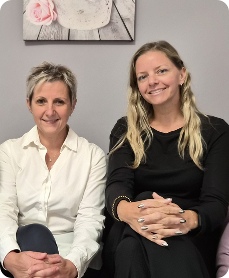 Les conseillères de l'agence de rencontre de Clermont-Ferrand : Odile et Stéphanie